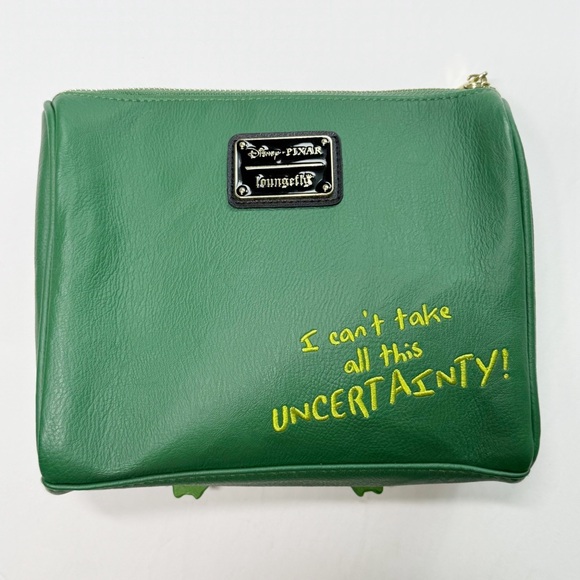 Disney Rex‎ Toy Story Pixar Loungefly Green Pouch Cosmetic Bag - Picture 3 of 10